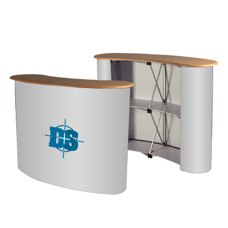 Messetheke Pop-Up | 2x2 | einseitig bedruckt